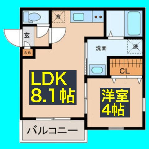 Little Gemの間取り