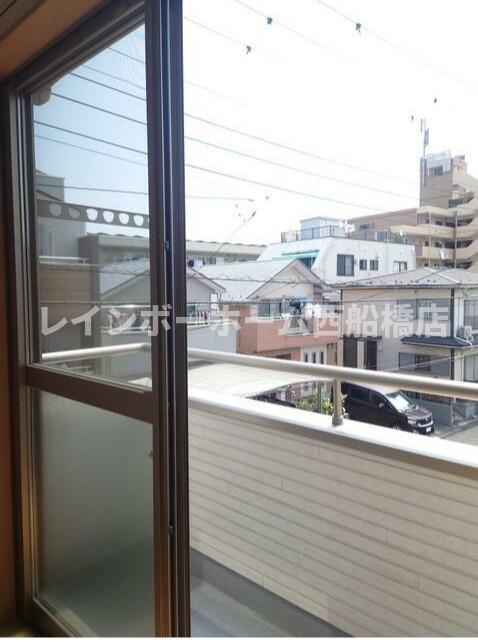 ロワール伊勢宿のバルコニー