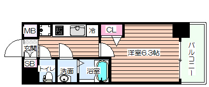 【間取り】 | プレサンス淡路駅前