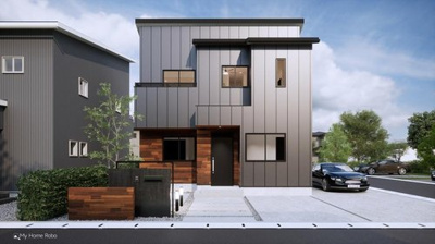 【外観パース】 | 岩倉長谷町　土地【建築条件無し・更地渡し】