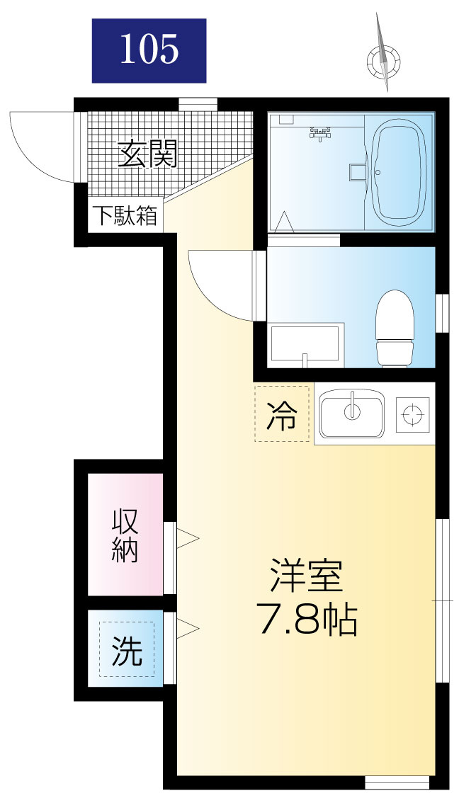 ＣＳ　ＧＡＲＤＥＮ　東村山の間取り
