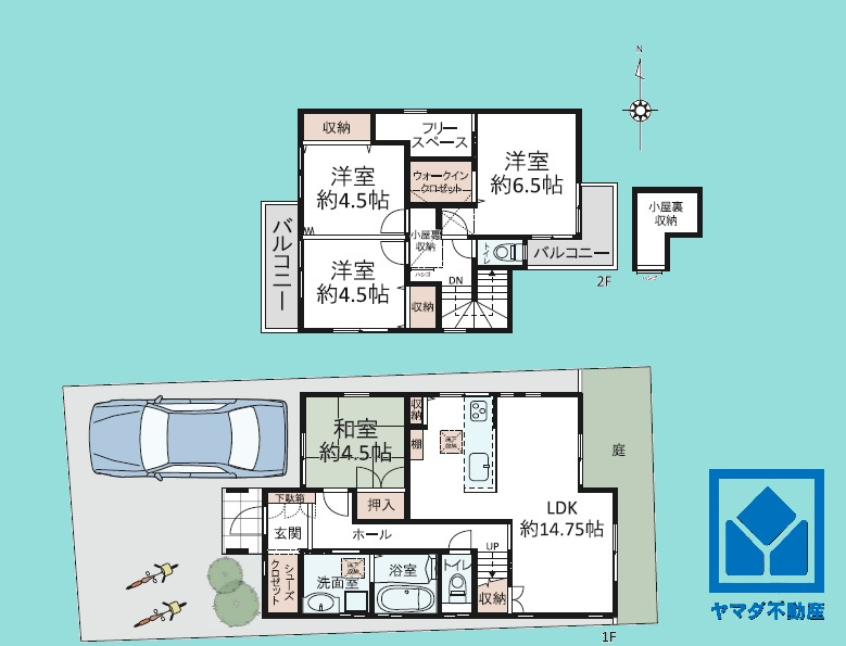 尼崎市武庫豊町2丁目の間取り