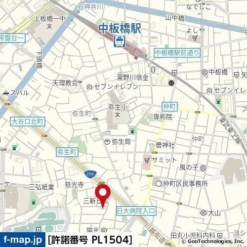 中板橋ｅｉｍの地図