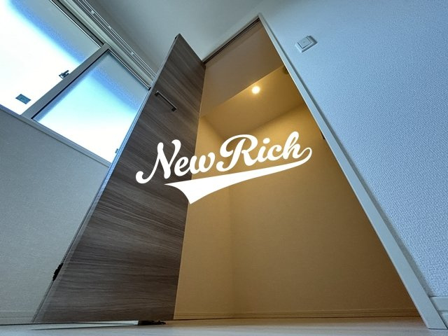 伊勢崎市宮子町のアパートの収納