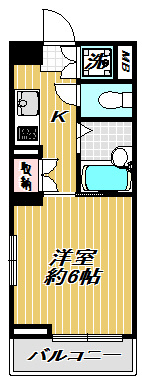【間取り】 | ルーブル中延壱番館