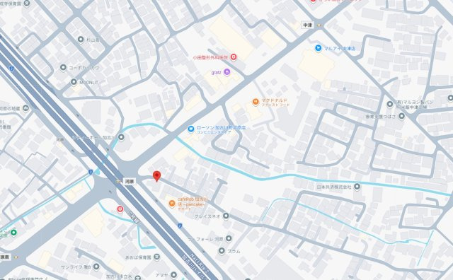 加古川市加古川町河原　新築の地図