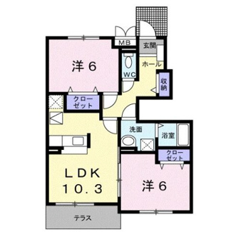 【間取り】 | アスタ－ラビスタⅠ