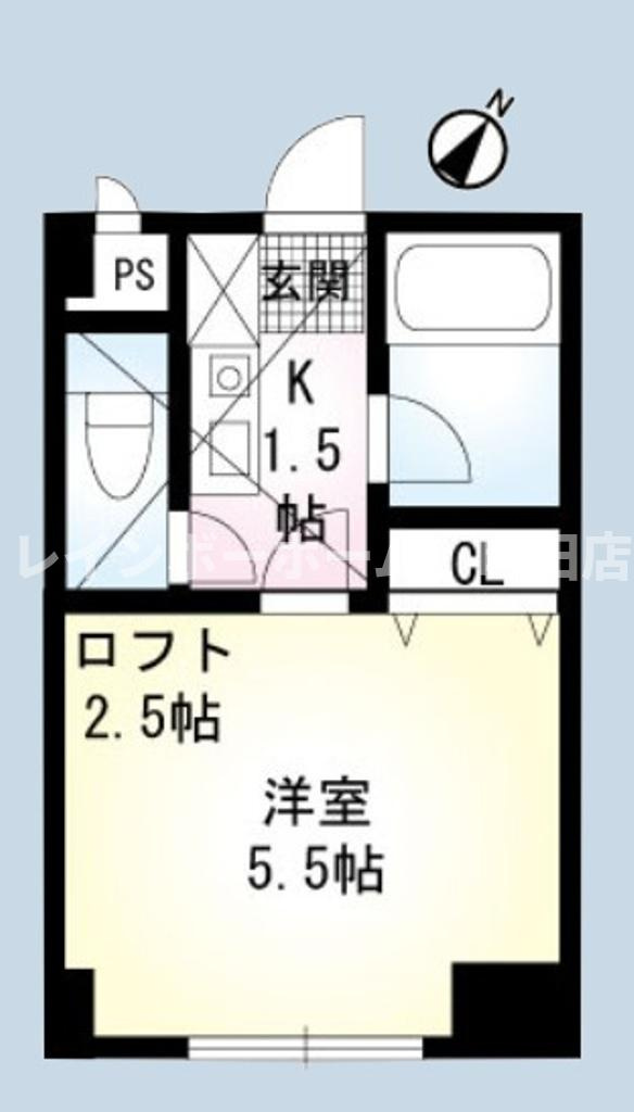 カインドハウス鹿沼公園※初期費用分割後払いサービス利用可能物件の間取り