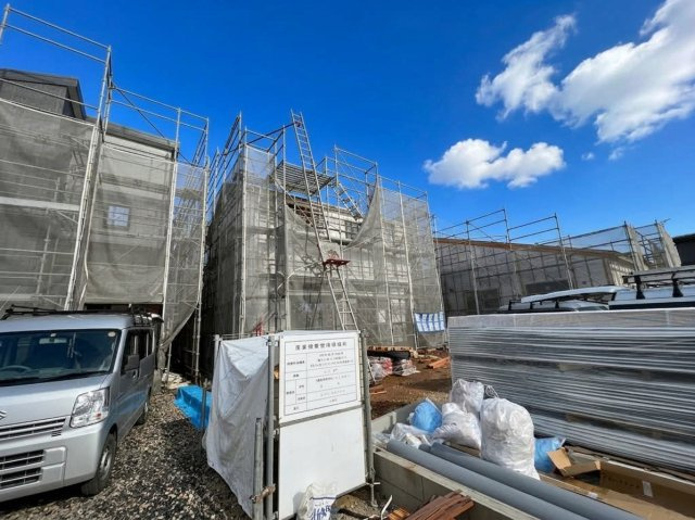 【Livele Garden】　下妻市下妻丙　全4邸の外観|〇３号棟〇
広々主寝室8.7帖！2居室から出入りできるワイドバルコニーのあるお家です♪
2026年9月撮影