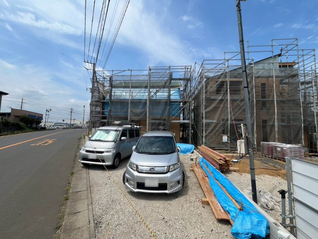 【Livele Garden】　下妻市下妻丙　全4邸の前面道路含む現地写真|〇１号棟〇
全居室6帖以上！ゆったり和室付きの間取りのお家です♪
2026年7月撮影