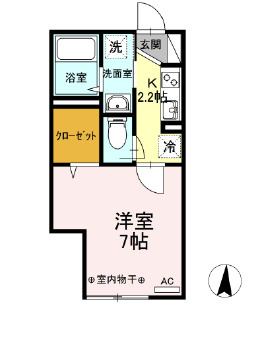 monad SASAZUKAの間取り