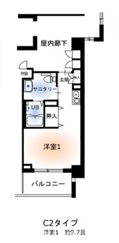 クレスト中府の間取り