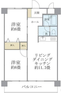 【間取り】 | シャルム・Ｋ・カーサ | 間取りです。