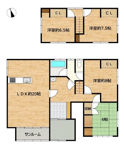 八戸市桜ケ丘4丁目の間取り