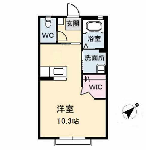 【間取り】 | ポラリス　B棟
