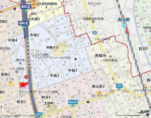 M・T糀ヶ谷戸の地図