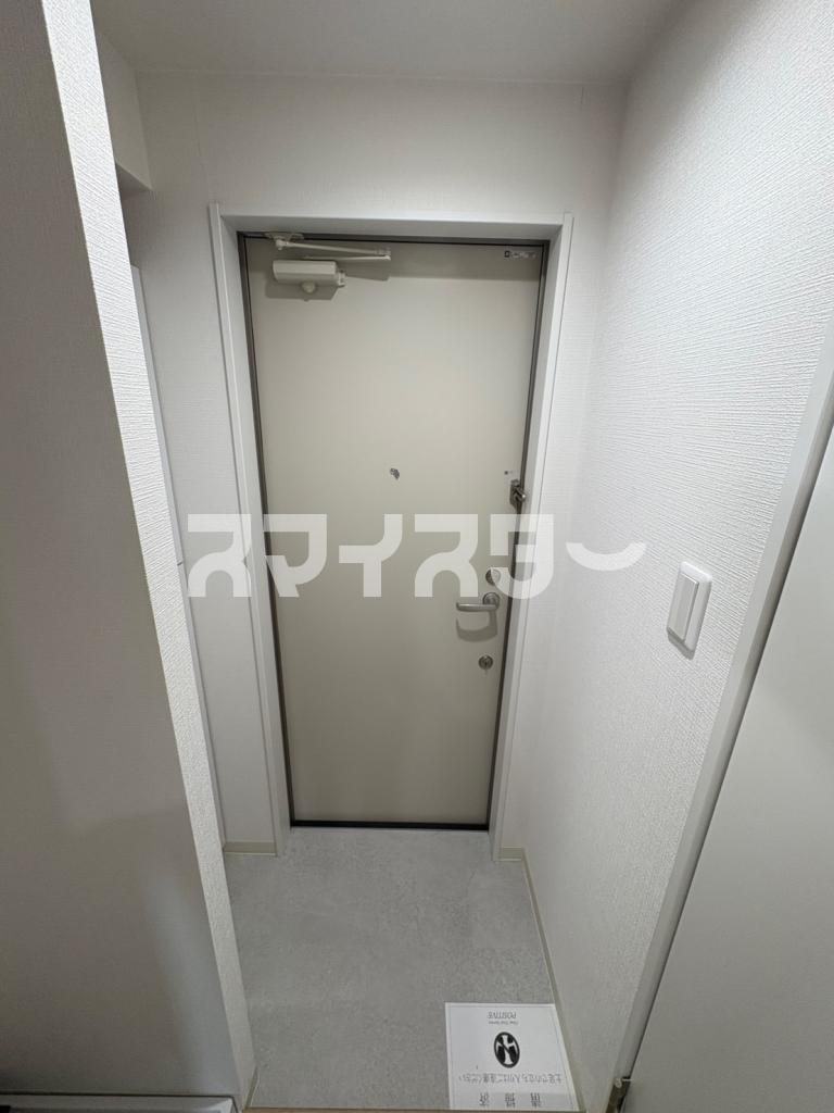 所沢市寿町のアパートの玄関