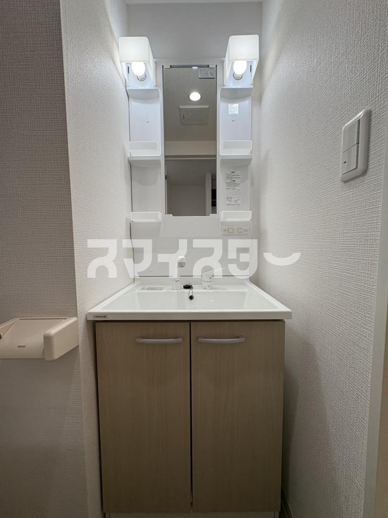 所沢市寿町のアパートの独立洗面台