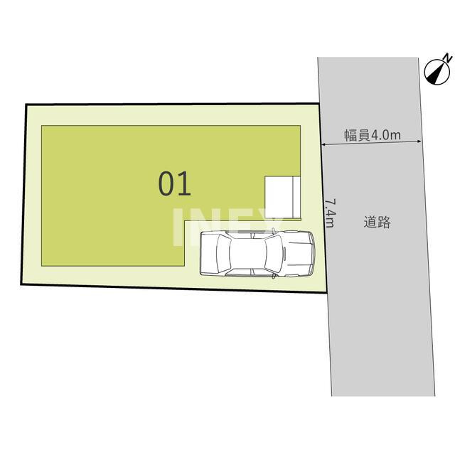 横浜市磯子区岡村４丁目の一戸建てのその他|配置図