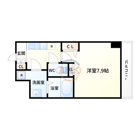 アーデン江坂3の間取り|アーデン江坂Ⅲ　間取り