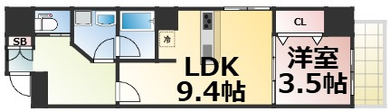 【間取り】 | i Cube森ノ宮　仲介手数料無料