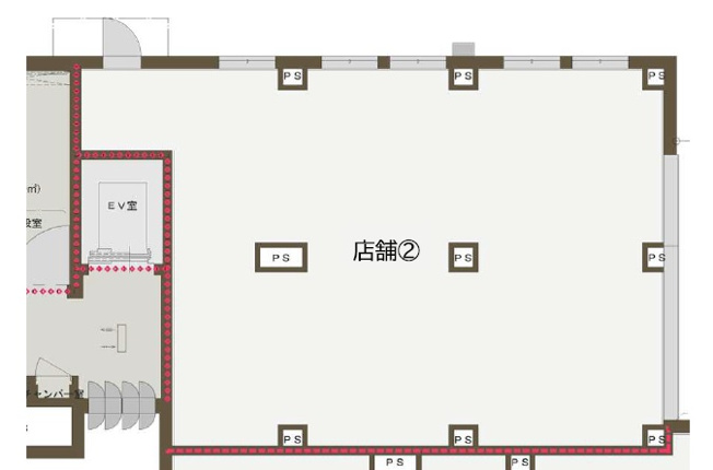 【間取り】 | 小手指駅徒歩2分　小手指町1丁目店舗②号室　98.59㎡