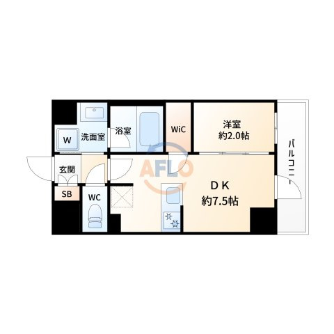 バウスフラッツ新大阪の間取り|バウスフラッツ新大阪　間取り