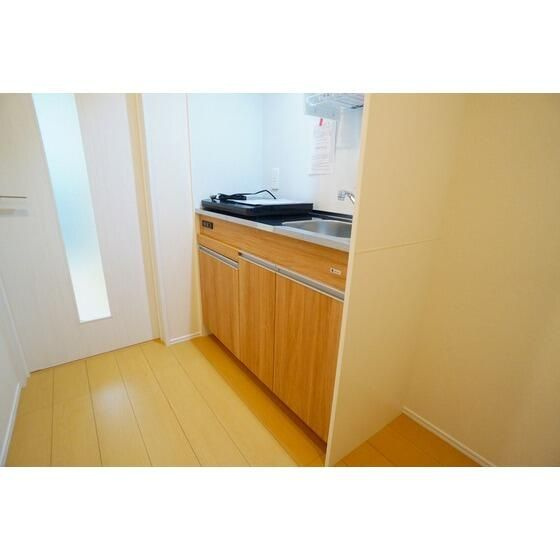 大和市上草柳７丁目のアパートのキッチン
