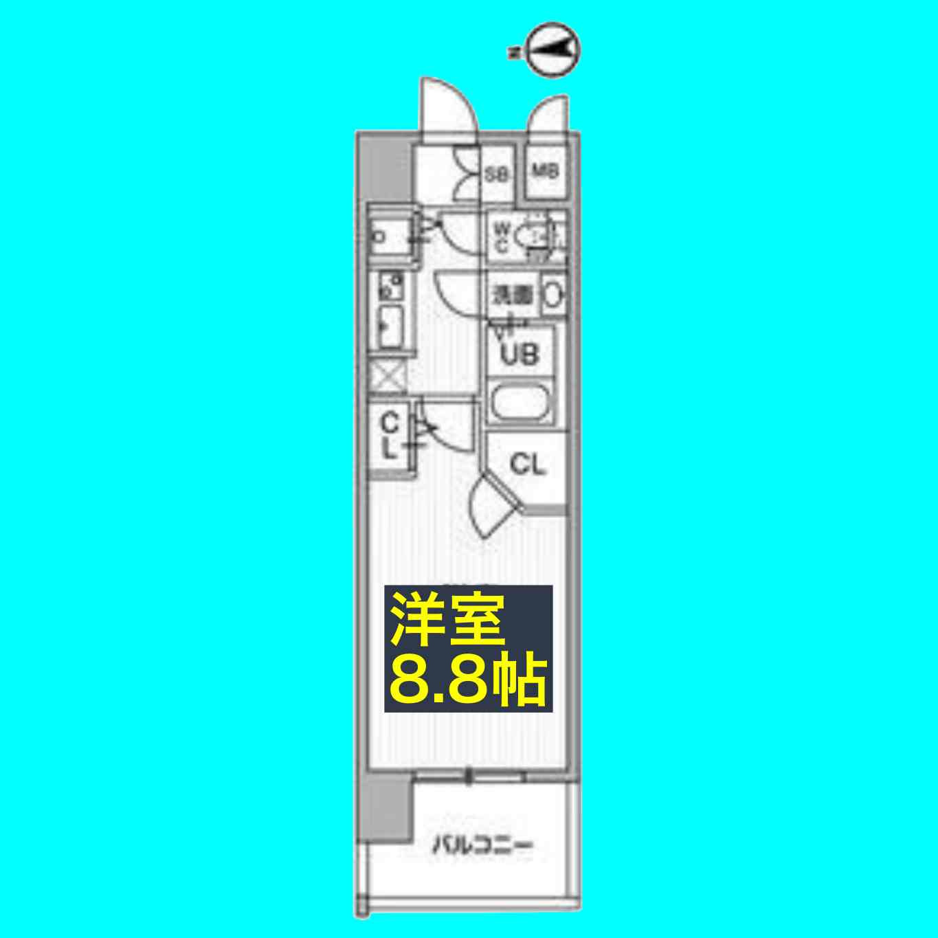 LaDouceur志賀本通Ⅱの間取り