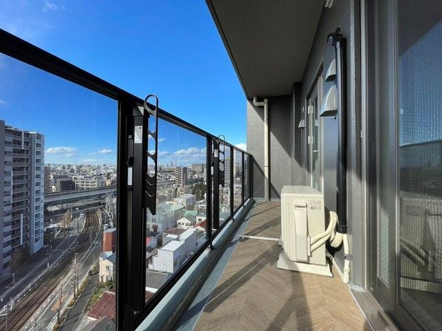 荒川区東尾久６丁目の賃貸マンションのバルコニー
