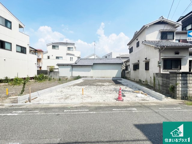 尼崎市西難波町　第1期　新築一戸建ての外観|周辺は落ち着いた街並みの住宅地！子育てがしやすい住環境です！まだ未完成ですが、現地でしかわからない事もございます。是非一度ご覧ください。