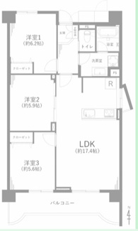  | 最上階角部屋【東桜スカイハイツ】仲介手数料無料！東桜小学校・冨士中学校