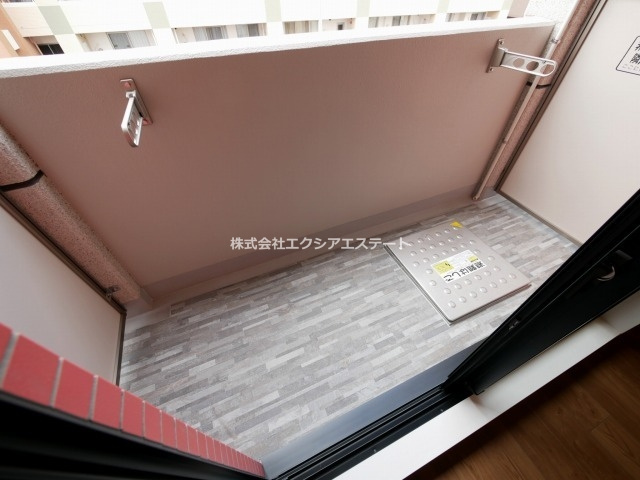 アクアプレイス上本町のバルコニー