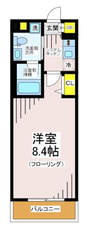 【間取り】 | ヒューリックレジデンス調布柴崎