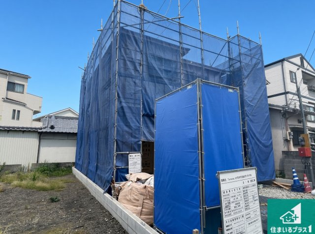 ■尼崎市西難波町　第1期　新築一戸建ての外観|周辺は落ち着いた街並みの住宅地！子育てがしやすい住環境です！まだ未完成ですが、現地でしかわからない事もございます。是非一度ご覧ください。