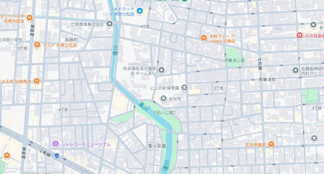 尼崎市西難波町　第1期　新築一戸建ての地図