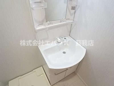 【独立洗面台】 | AJ千葉寺003 | 独立洗面台、朝の身支度には欠かせません