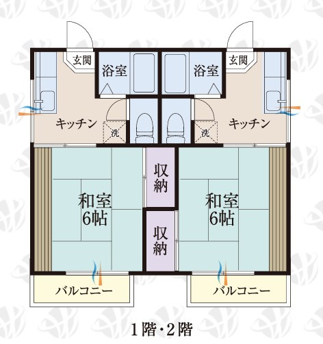 【間取り】 | b’CASA木更津Ⅱre-born | 「b’CASA木更津Ⅱre-born」