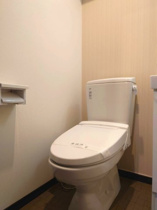 コンパクトで使いやすいトイレです
