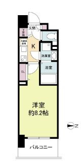 セレニテ心斎橋グランデの間取り