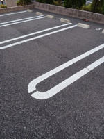 駐車場に車を止められます