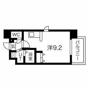 セゾンラトゥールMIYAKOJIMAの間取り