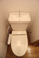 トイレもきれいです