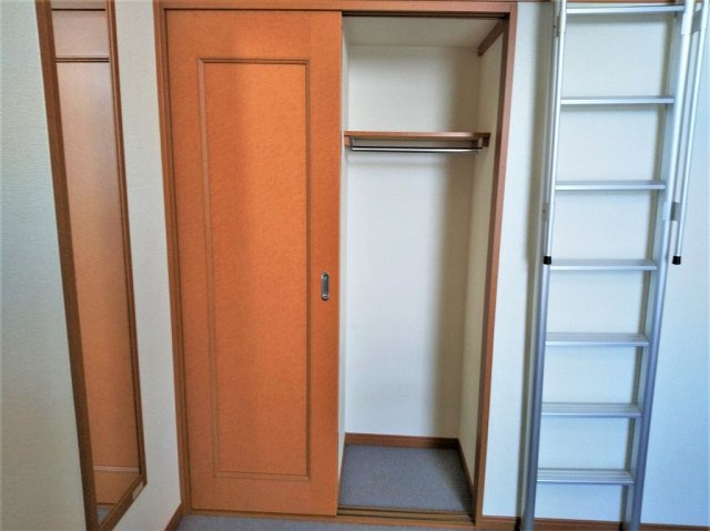 レオパレス光の内装|扉側に同様な収納スペースがあります