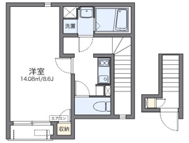 代表的な間取のため実際の間取とは異なる場合があります