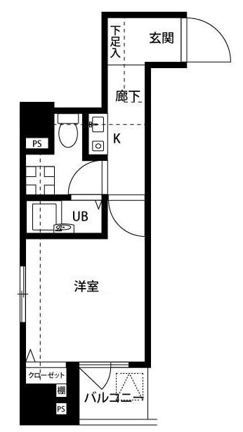 プレール神田佐久間町の間取り|間取りです。