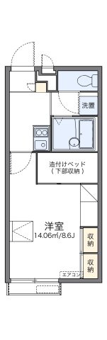 代表的な間取のため実際の間取とは異なる場合があります