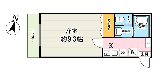(仮称)キャメル宮原16の間取り