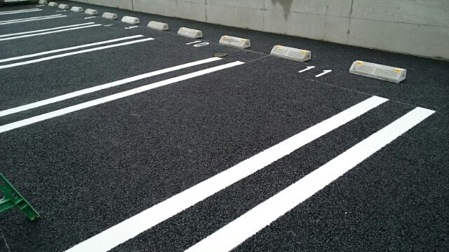 駐車場に車を止められます