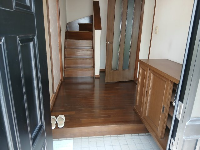 シンプルで使いやすい玄関です